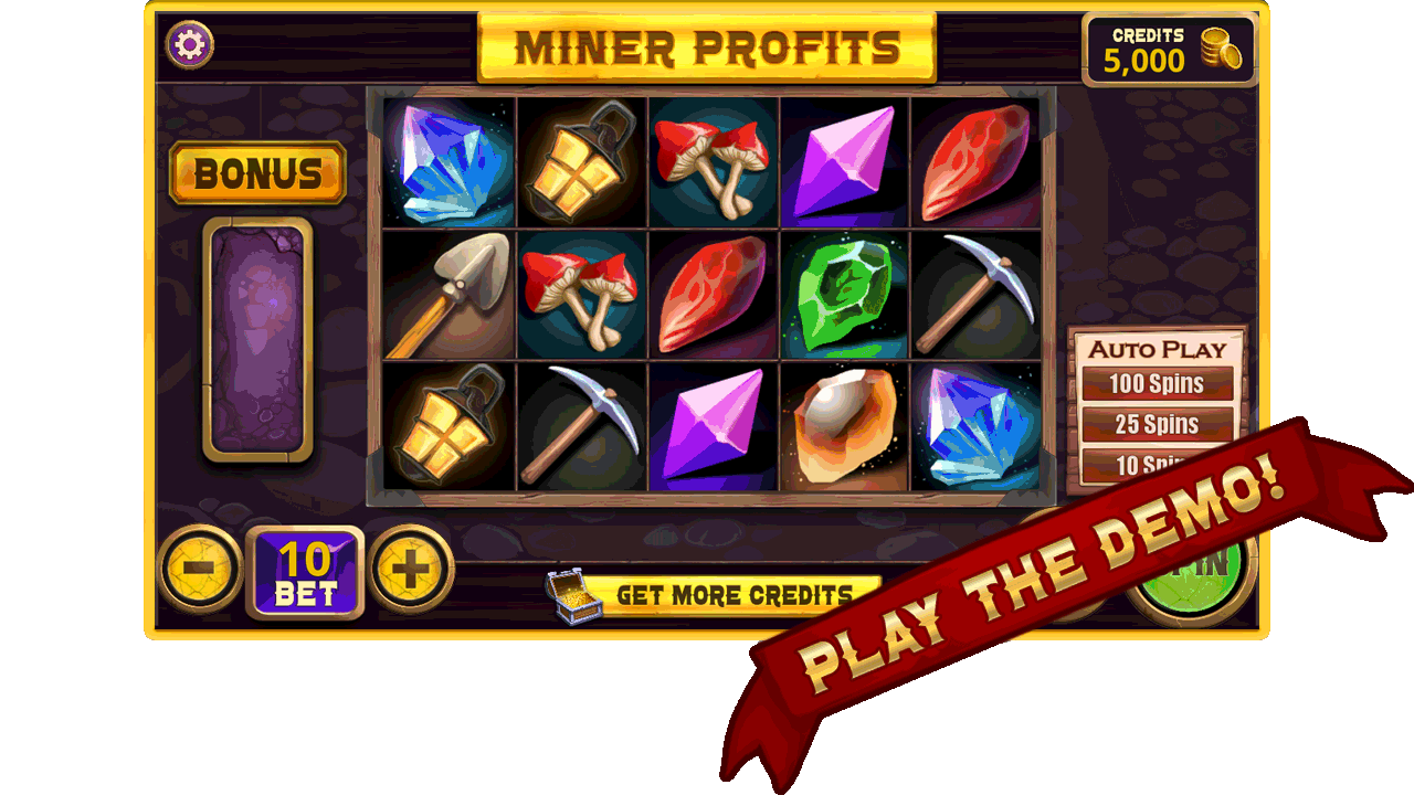Play the Miner Profits Slots Demo
